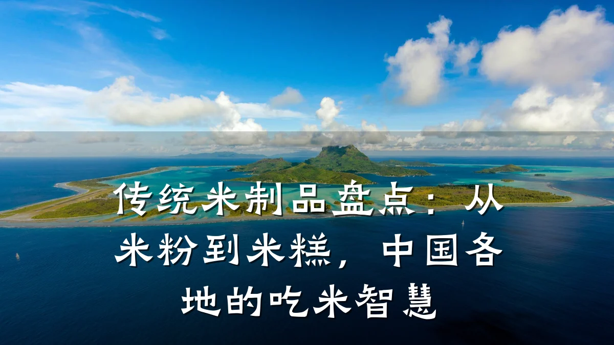 传统米制品盘点:从米粉到米糕,中国各地的吃米智慧