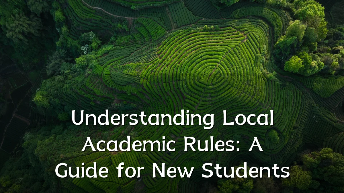 Understanding Local Academic Rules: A Guide for New Students