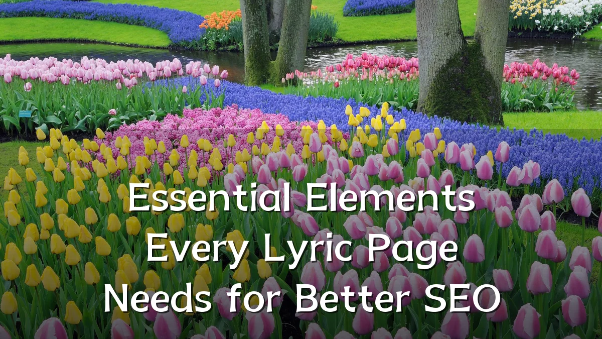 Essential Elements Every Lyric Page Needs for Better SEO