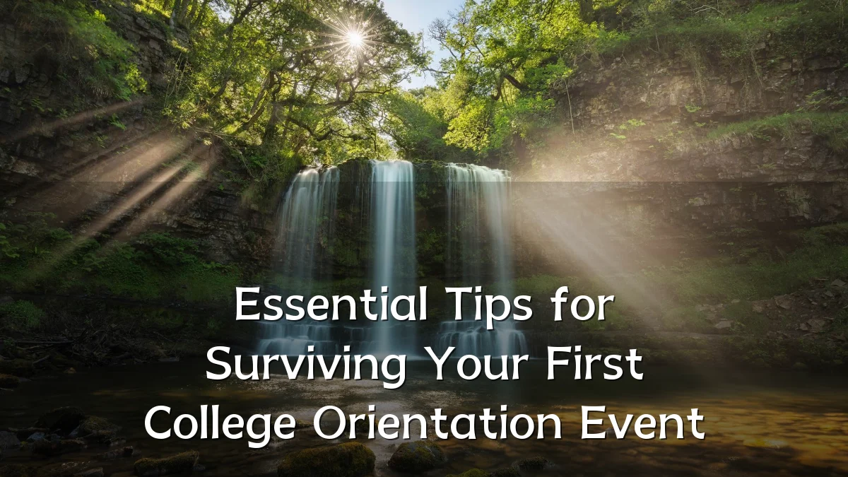 Essential Tips for Surviving Your First College Orientation Event