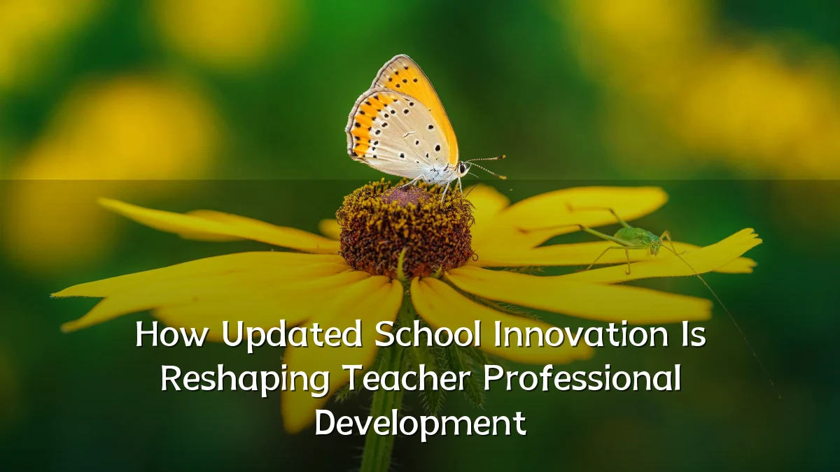 How Updated School Innovation Is Reshaping Teacher Professional Development