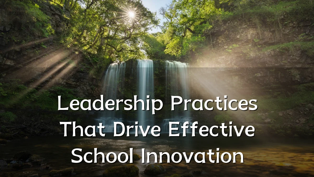 Leadership Practices That Drive Effective School Innovation