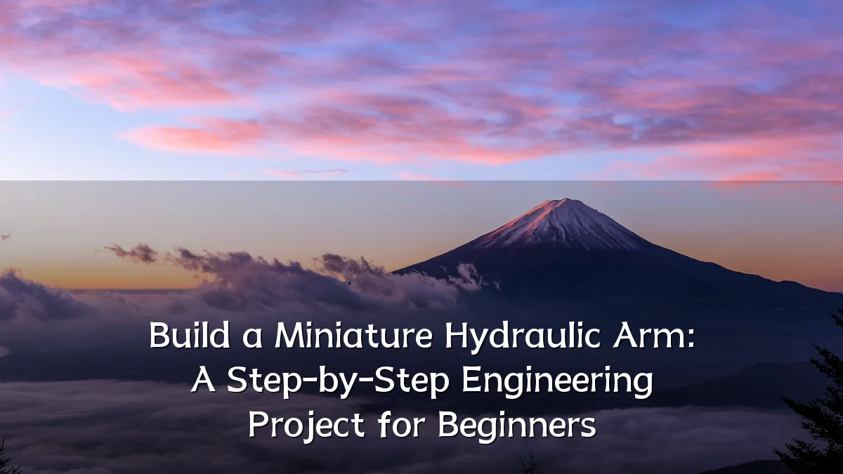 Build a Miniature Hydraulic Arm: A Step-by-Step Engineering Project for Beginners