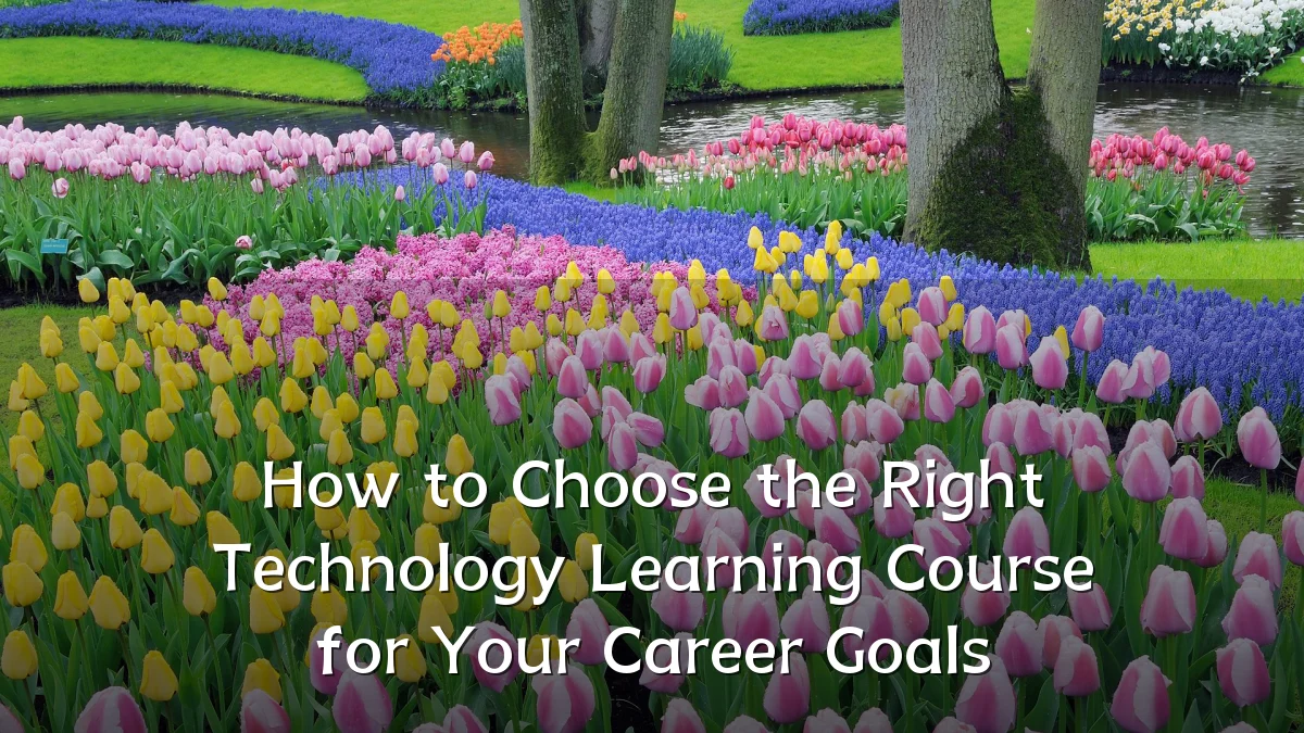 How to Choose the Right Technology Learning Course for Your Career Goals