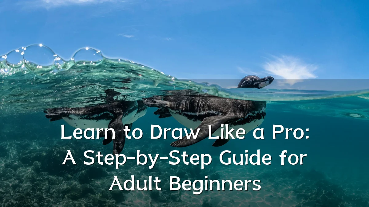 Learn to Draw Like a Pro: A Step-by-Step Guide for Adult Beginners