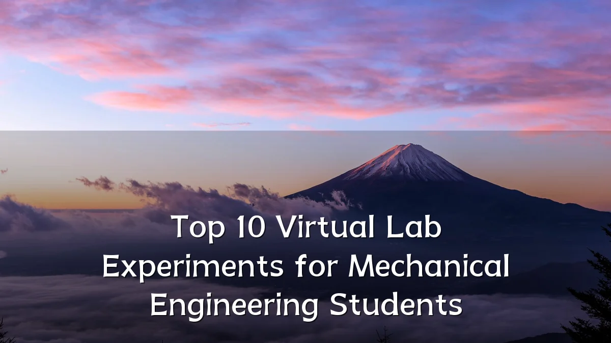 Top 10 Virtual Lab Experiments for Mechanical Engineering Students